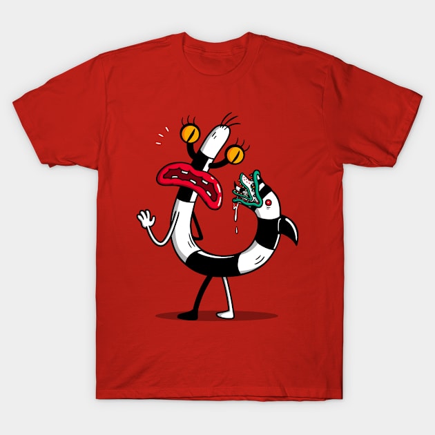 Worm Tail! T-Shirt by Raffiti